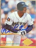 Pat Listach Signed 1994 Fleer Ultra Baseball Card - Milwaukee Brewers