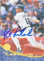 Pat Listach Signed 1994 Leaf Baseball Card - Milwaukee Brewers