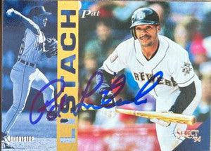 Pat Listach Signed 1994 Score Select Baseball Card - Milwaukee Brewers - PastPros