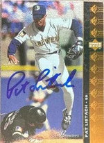 Pat Listach Signed 1994 SP Baseball Card - Milwaukee Brewers