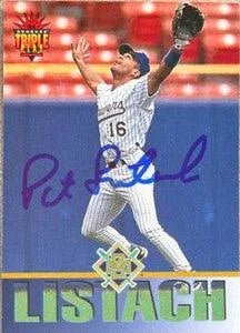 Pat Listach Signed 1994 Triple Play Baseball Card - Milwaukee Brewers