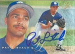 Pat Listach Signed 1995 Flair Baseball Card - Milwaukee Brewers