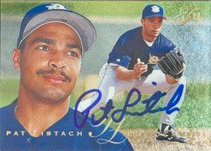 Pat Listach Signed 1995 Flair Baseball Card - Milwaukee Brewers - PastPros