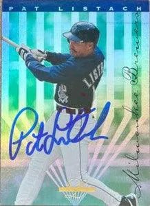 Pat Listach Signed 1995 Leaf Limited Baseball Card - Milwaukee Brewers