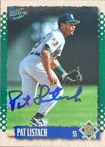 Pat Listach Signed 1995 Score Baseball Card - Milwaukee Brewers - PastPros
