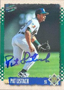 Pat Listach Signed 1995 Score Baseball Card - Milwaukee Brewers - PastPros