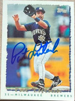 Pat Listach Signed 1995 Topps Traded & Rookies Baseball Card - Milwaukee Brewers