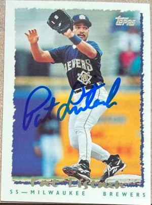 Pat Listach Signed 1995 Topps Traded & Rookies Baseball Card - Milwaukee Brewers - PastPros