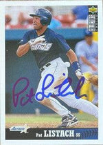Pat Listach Signed 1997 Collector's Choice Baseball Card - Milwaukee Brewers - PastPros