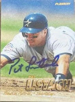 Pat Listach Signed 1997 Fleer Baseball Card - Milwaukee Brewers