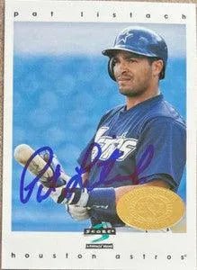 Pat Listach Signed 1997 Score Hobby Reserve Baseball Card - Houston Astros #405