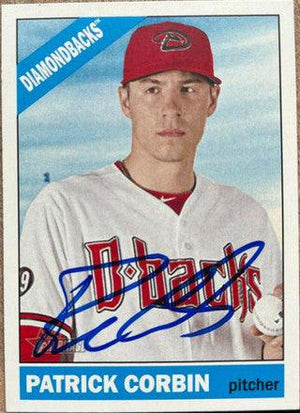 Patrick Corbin Signed 2015 Topps Heritage Baseball Card - Arizona Diamondbacks - PastPros