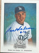 Paul Lo Duca Signed 2002 Donruss Diamond Kings Baseball Card - Los Angeles Dodgers