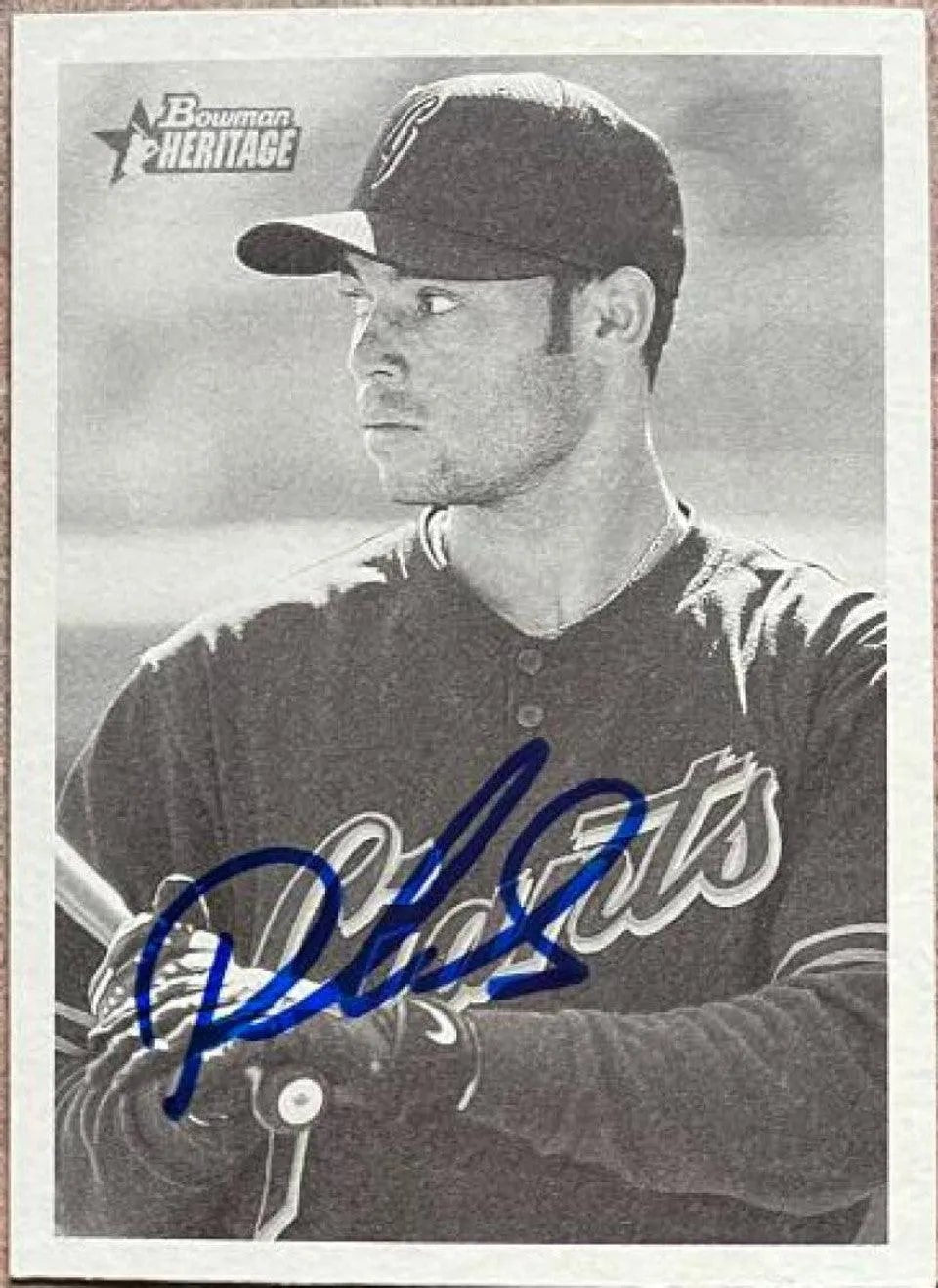 Pedro Feliz Signed 2001 Bowman Heritage Baseball Card - San Francisco Giants