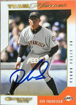 Pedro Feliz Signed 2003 Donruss Team Heroes Baseball Card - San Francisco Giants
