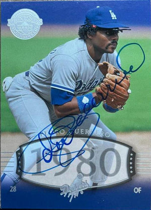 Pedro Guerrero Signed 2004 Upper Deck Legends Timeless Teams Baseball Card - Los Angeles Dodgers - PastPros