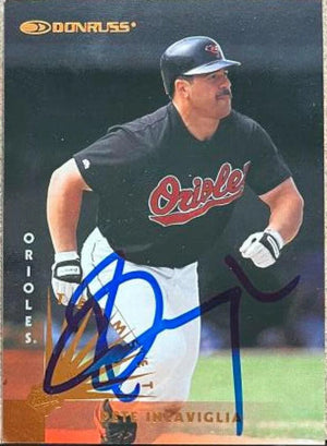 Pete Incaviglia Signed 1997 Donruss Team Sets Baseball Card - Baltimore Orioles