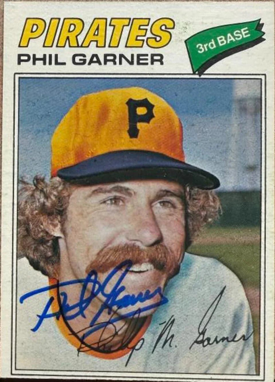 Phil Garner Autographed 1977 O-Pee-Chee Baseball Card - Pittsburgh Pirates