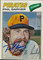 Phil Garner Autographed 1977 O-Pee-Chee Baseball Card - Pittsburgh Pirates