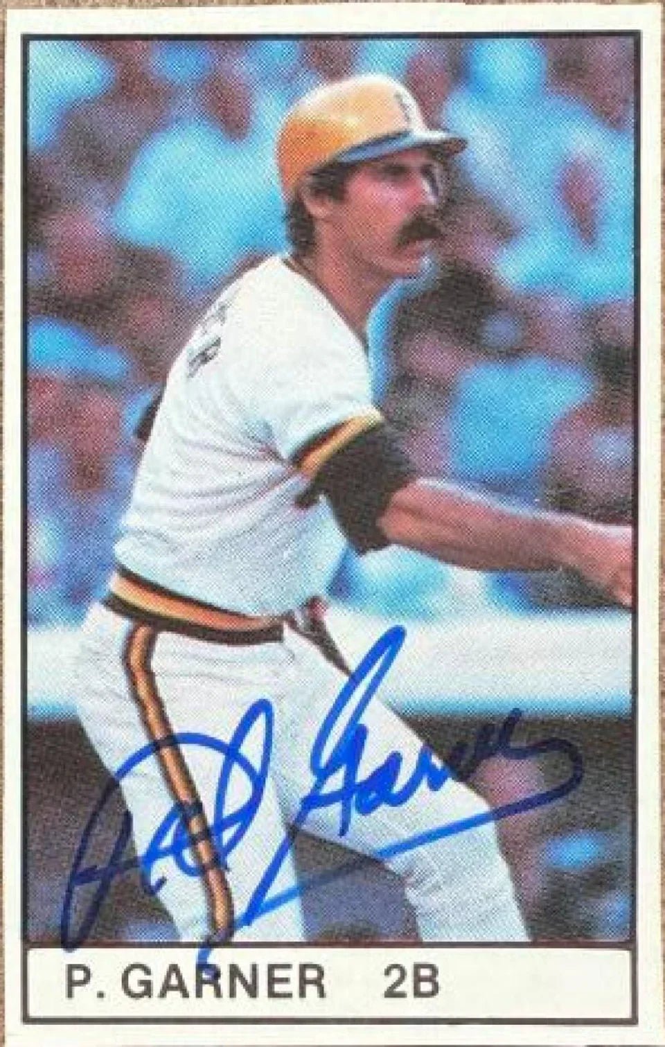 Phil Garner Autographed 1981 All-Star Game Program Inserts Baseball Card - Pittsburgh Pirates