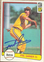 Phil Garner Autographed 1982 Donruss Baseball Card - Pittsburgh Pirates #544 ERR