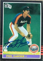 Phil Garner Autographed 1985 Donruss Baseball Card - Houston Astros #161