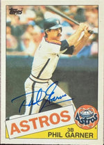 Phil Garner Autographed 1985 Topps TIFFANY Baseball Card - Houston Astros