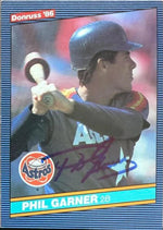Phil Garner Autographed 1986 Donruss Baseball Card - Houston Astros #527