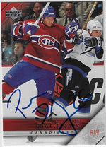 Pierre Dagenais Signed 2005-06 Upper Deck Hockey Card - Montreal Canadiens