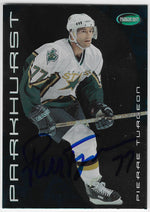 Pierre Turgeon Signed 2001-02 Parkhurst Hockey Card - Dallas Stars