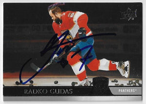 Radko Gudas Signed 2020-21 Upper Deck Hockey Card - Florida Panthers