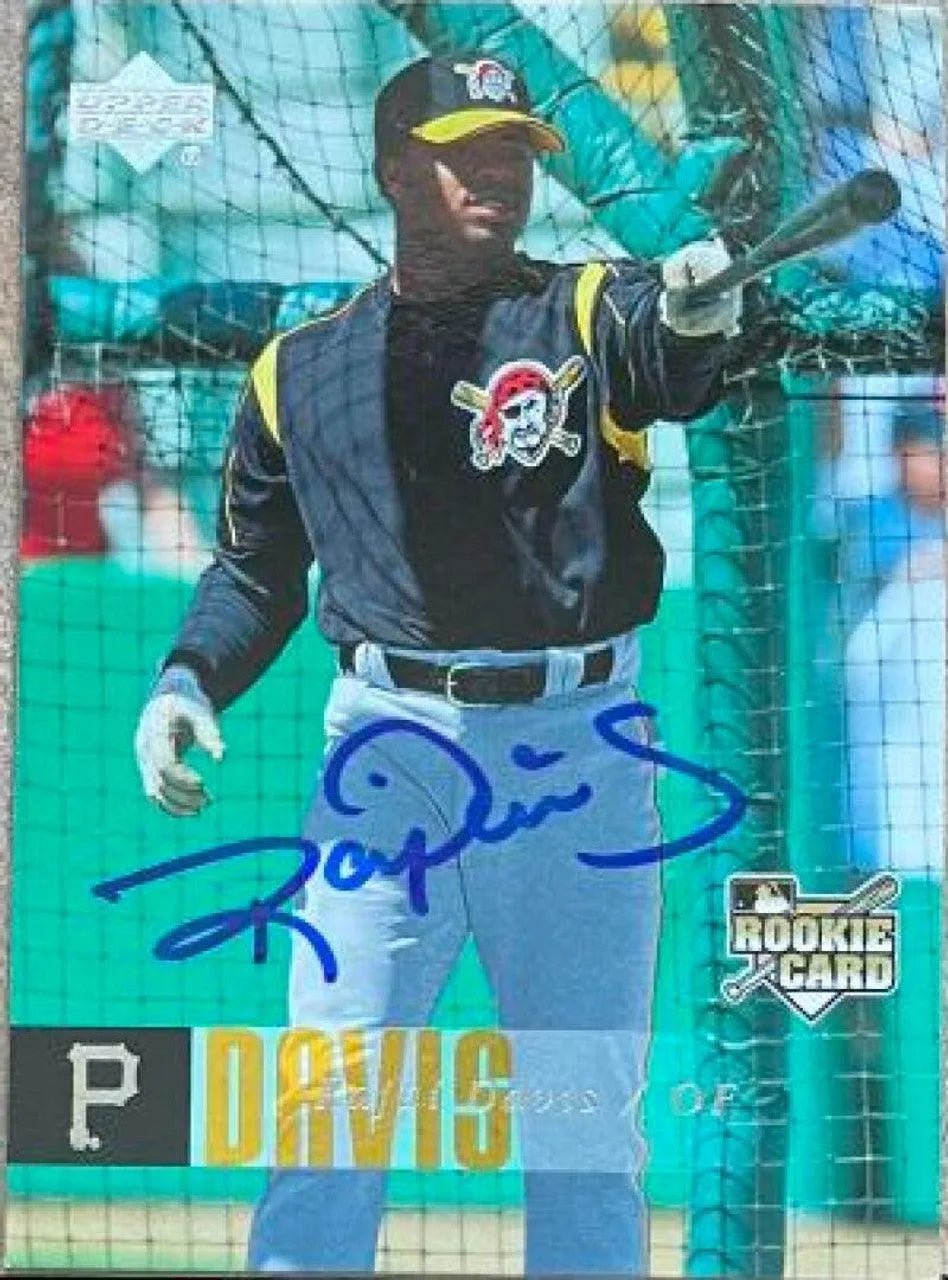 Rajai Davis Signed 2006 Upper Deck Baseball Card - Pittsburgh Pirates