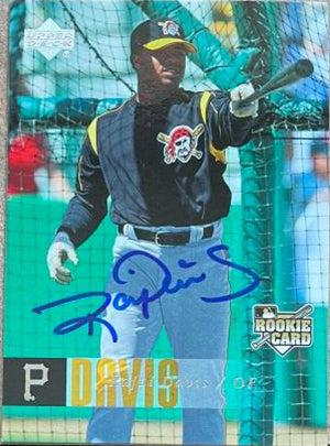 Rajai Davis Signed 2006 Upper Deck Baseball Card - Pittsburgh Pirates - PastPros