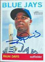 Rajai Davis Signed 2013 Topps Heritage Baseball Card - Toronto Blue Jays