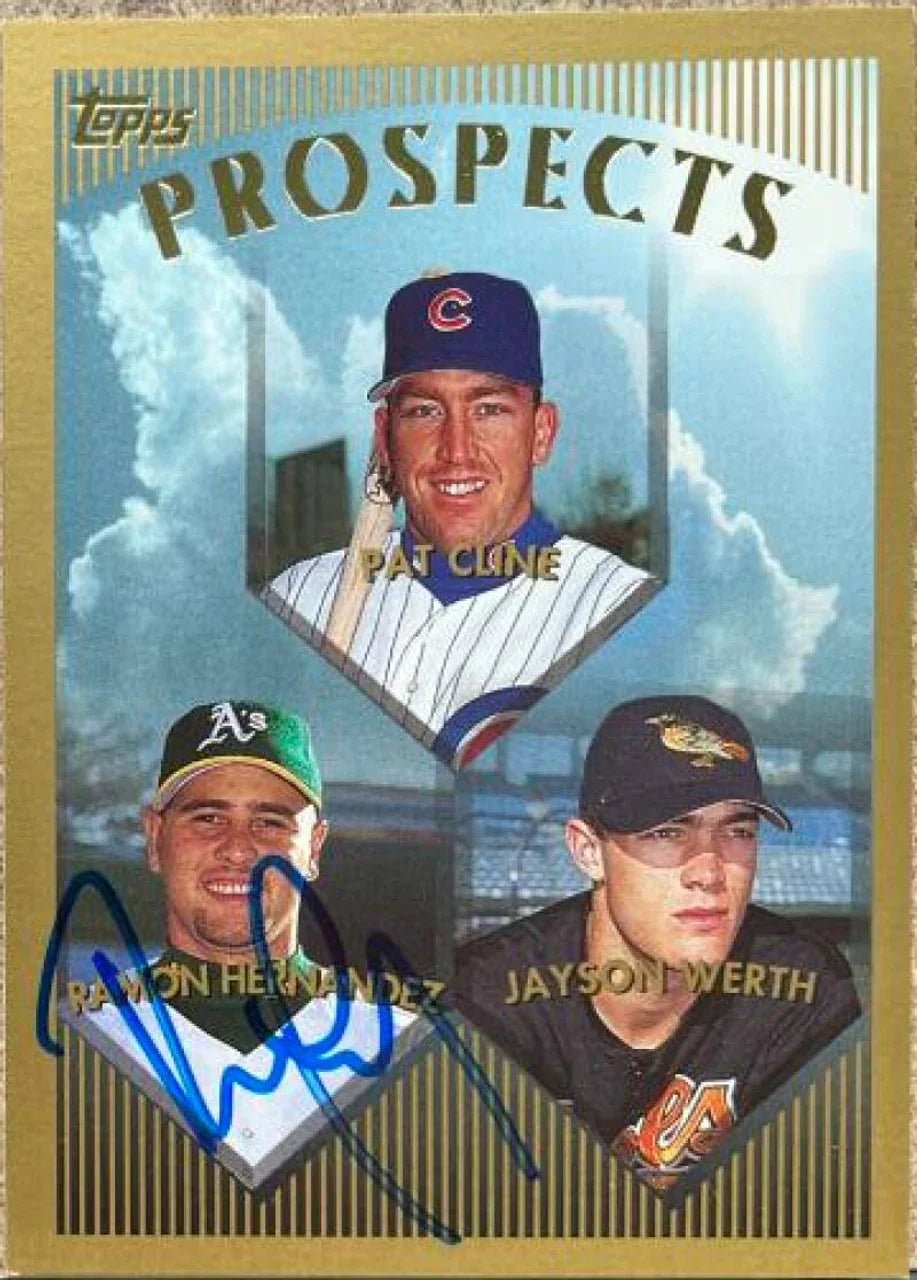 Ramon Hernandez Signed 1999 Topps Baseball Card - Oakland A's