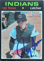Ray Fosse Signed 1971 Topps Baseball Card - Cleveland Indians - PastPros