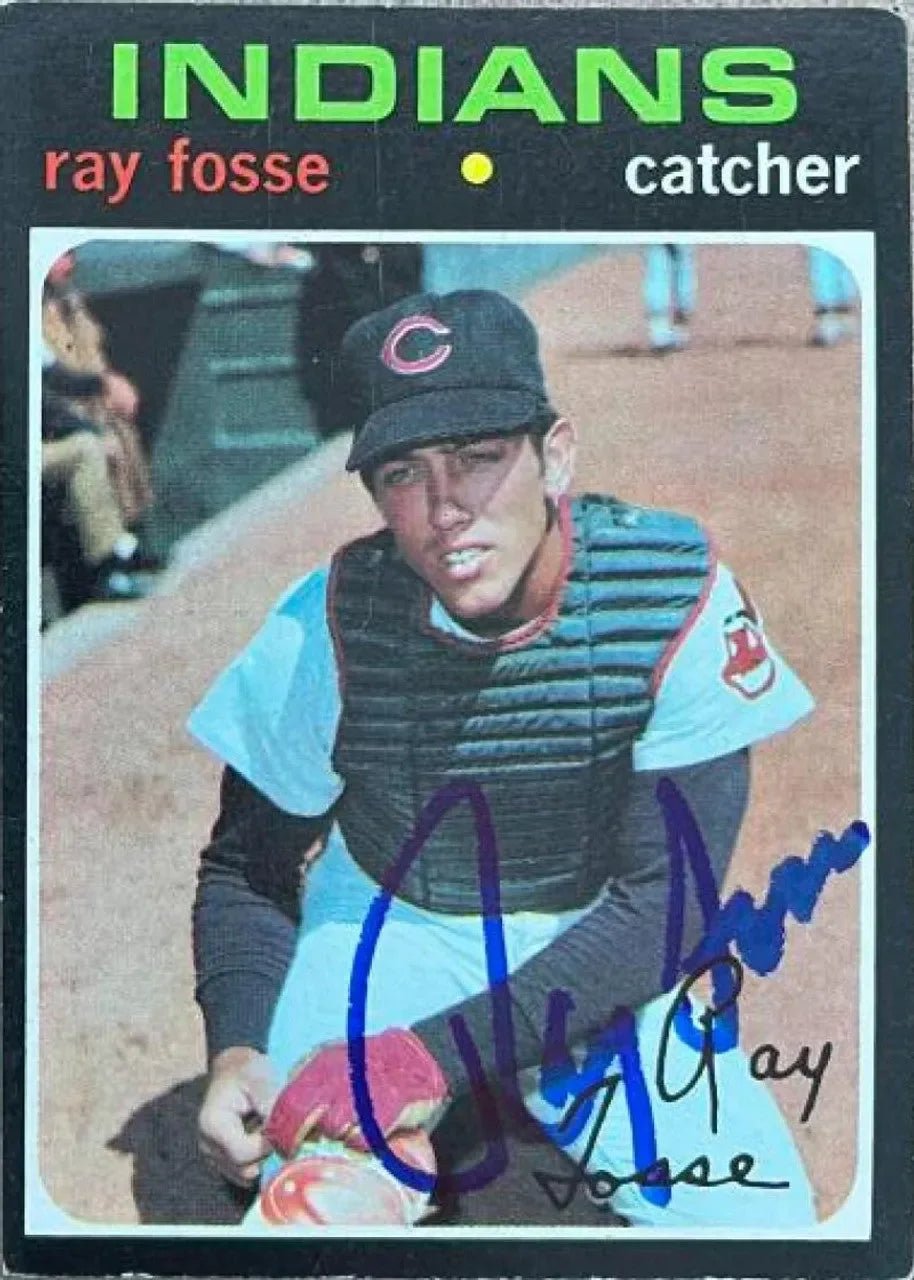 Ray Fosse Signed 1971 Topps Baseball Card - Cleveland Indians - PastPros