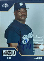 Ray King Signed 2002 Upper Deck 40-Man Baseball Card - Milwaukee Brewers