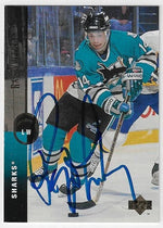 Ray Whitney Signed 1994-95 Upper Deck Hockey Card - San Jose Sharks