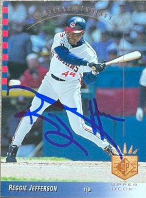 Reggie Jefferson Signed 1993 SP Baseball Card - Cleveland Indians - PastPros