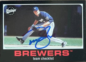 Richie Sexson Signed 2002 Upper Deck Vintage Baseball Card - Milwaukee Brewers 153 - PastPros