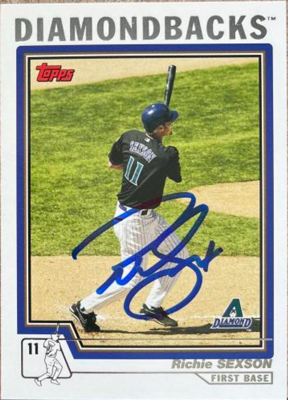 Richie Sexson Signed 2004 Topps Traded & Rookies Baseball Card - Arizona Diamondbacks - PastPros