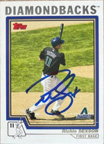 Richie Sexson Signed 2004 Topps Traded & Rookies Baseball Card - Arizona Diamondbacks