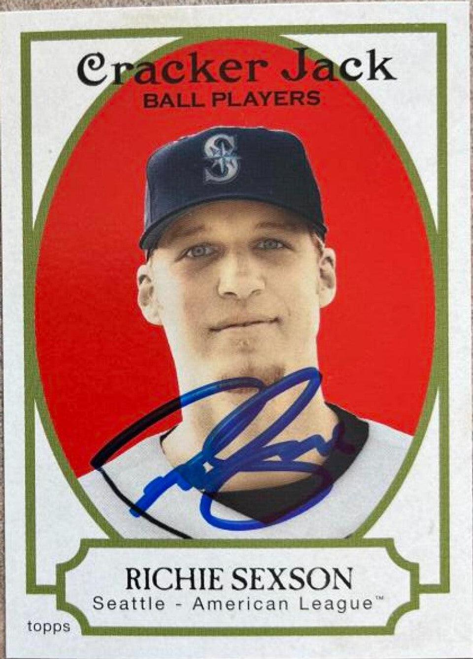 Richie Sexson Signed 2005 Topps Cracker Jack Baseball Card - Seattle Mariners - PastPros