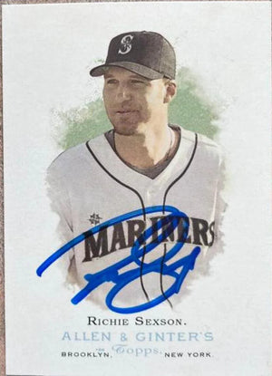 Richie Sexson Signed 2006 Allen & Ginter Baseball Card - Seattle Mariners - PastPros