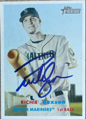 Richie Sexson Signed 2006 Topps Heritage Baseball Card - Seattle Mariners (SP)