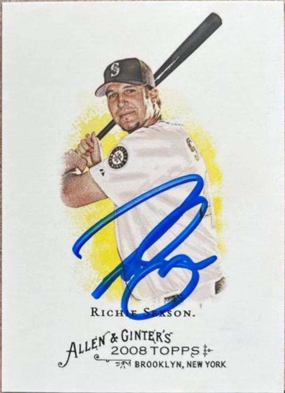 Richie Sexson Signed 2008 Allen & Ginter Baseball Card - Seattle Mariners