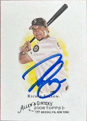 Richie Sexson Signed 2008 Allen & Ginter Baseball Card - Seattle Mariners