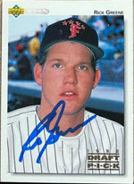 Rick Greene Signed 1992 Upper Deck Minor League Baseball Card - Detroit Tigers