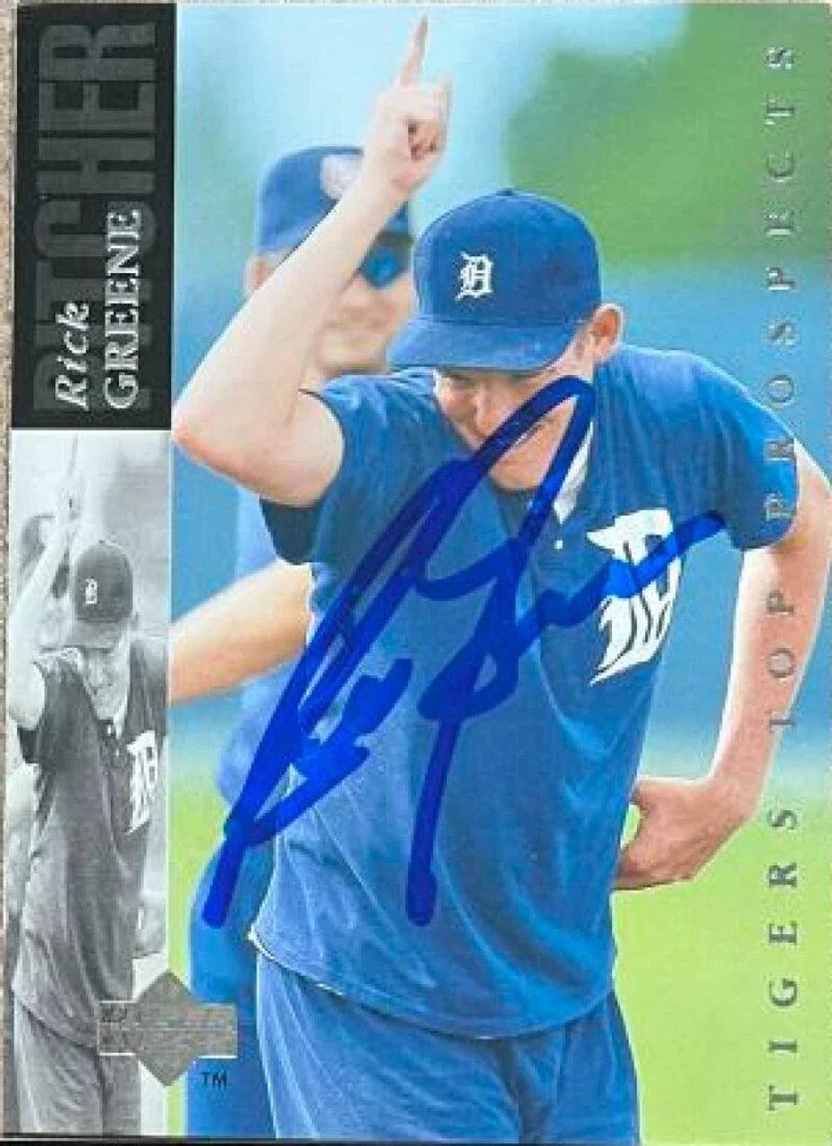 Rick Greene Signed 1994 Upper Deck Minor League Baseball Card - Detroit Tigers